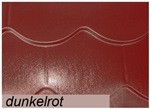 Metall-Biberschwanzprofil Farbton Dunkelrot