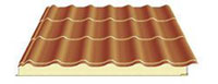 Metall-Dachpfannenprofile mit Isolierung