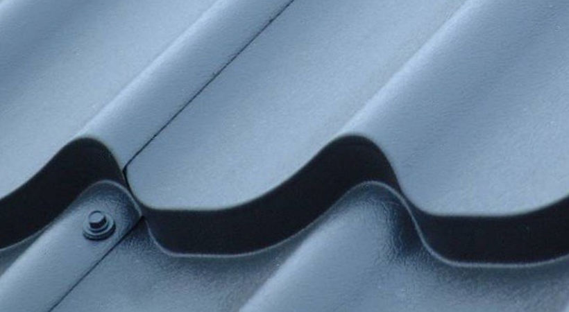 Metalldach Stahlblech Profilbleche Dachplatten Trapezblech Metallplatten in Matt 